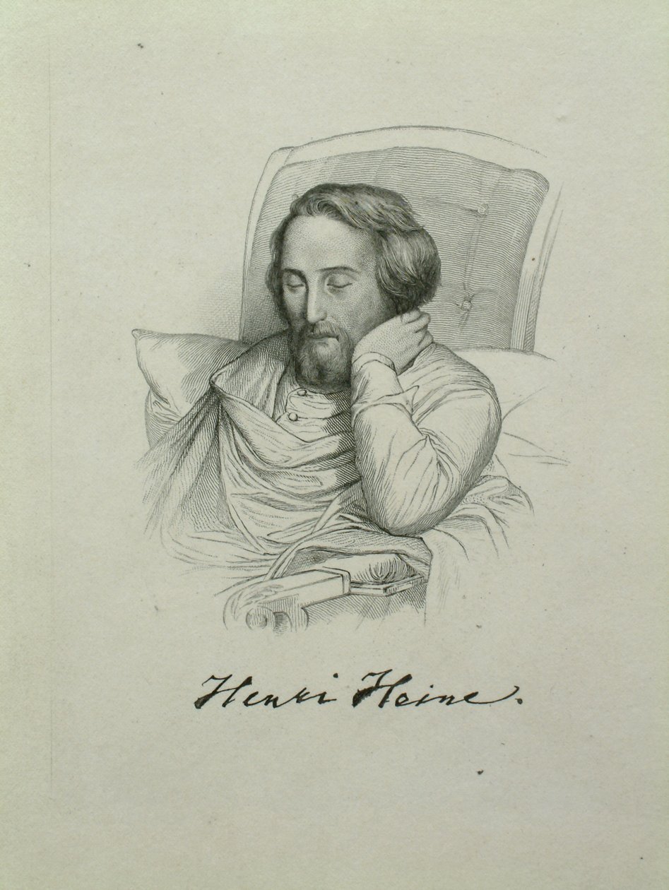 Portrait du poète Heinrich Heine 1797-1856, 1851 - Charles Gleyre