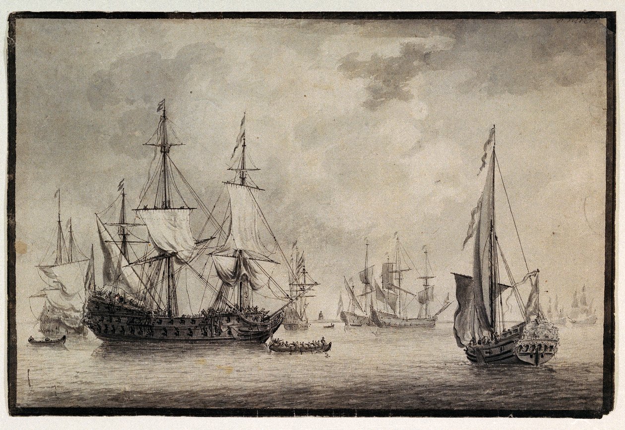 Navire de guerre hollandais, yacht d
