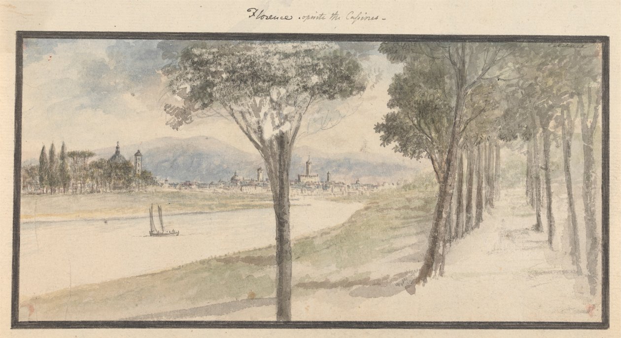 Florence en face des Cassines - Charles Gore