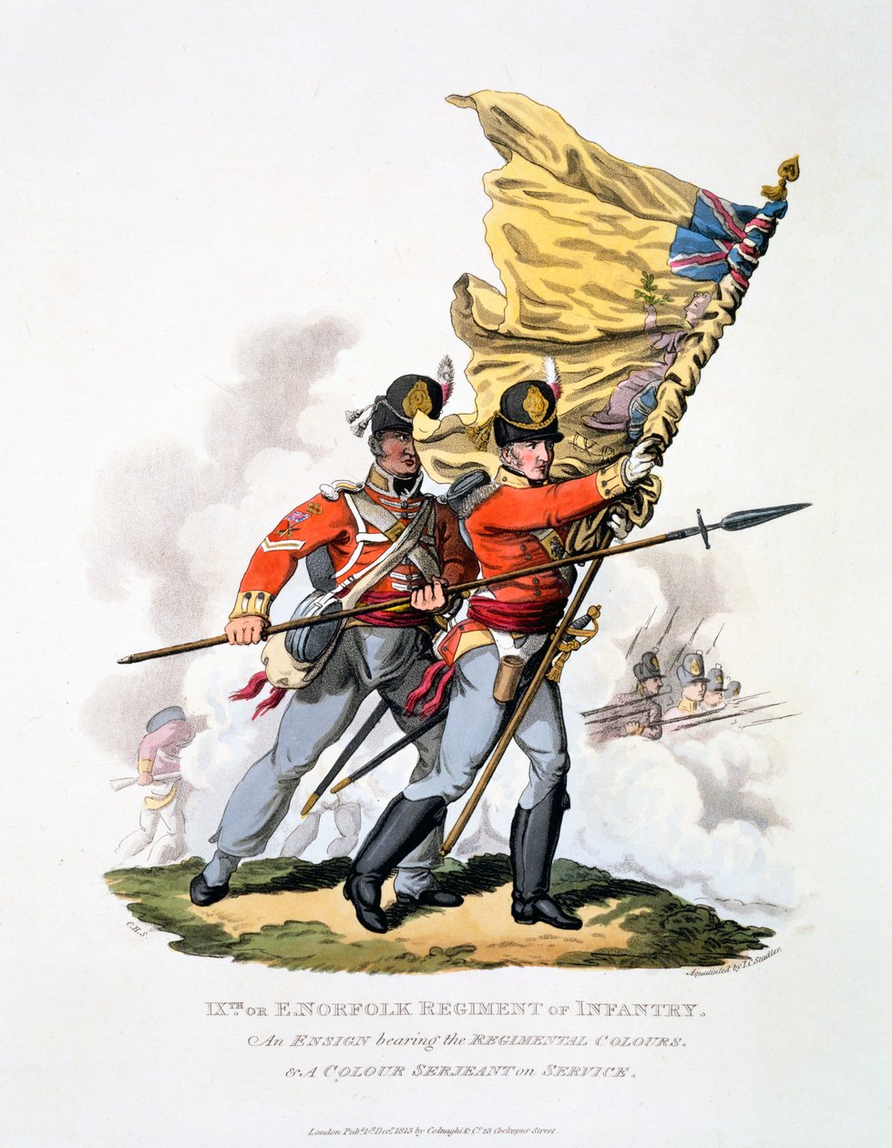 Uniforme et couleurs du 9e ou régiment d