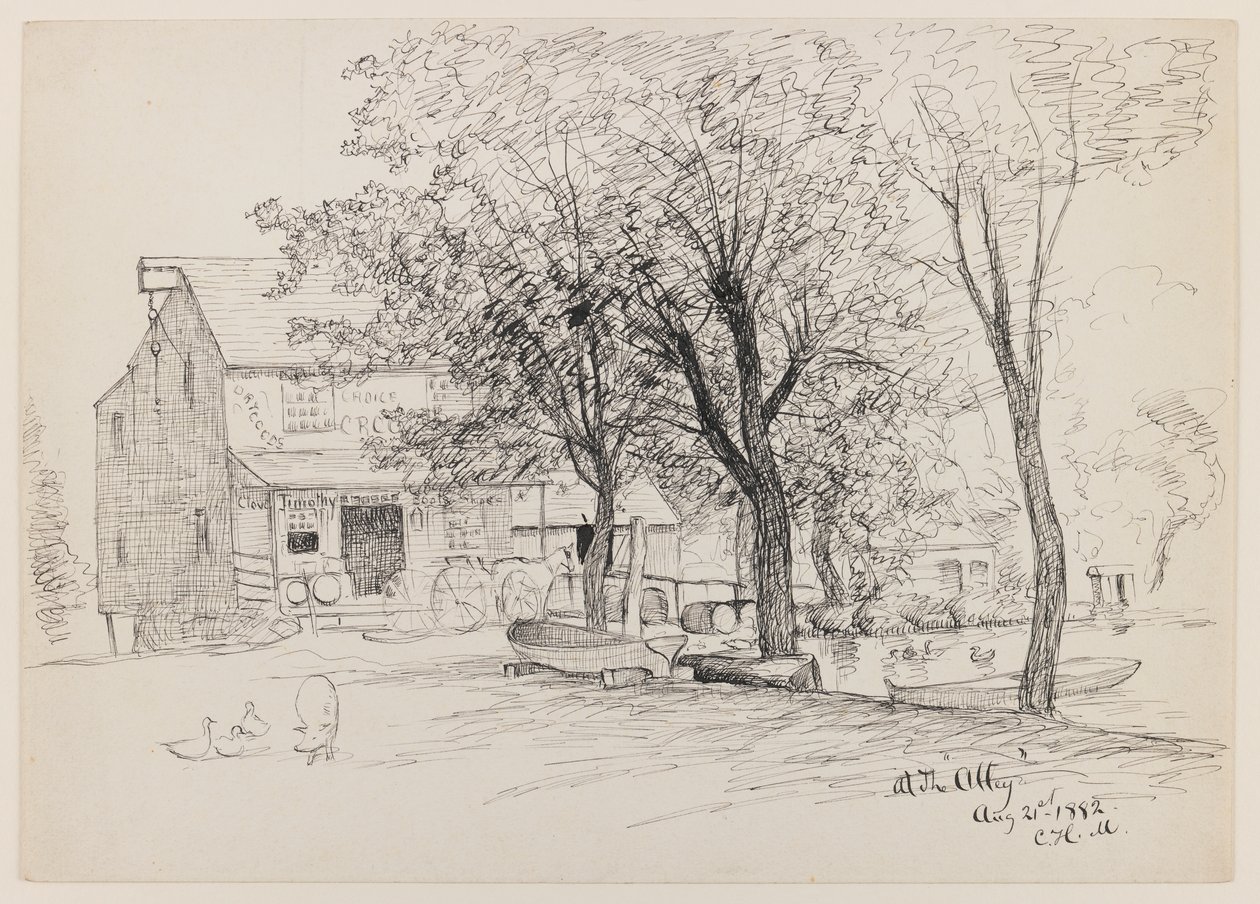 Au bowling, 21 août 1882 - Charles Henry Miller