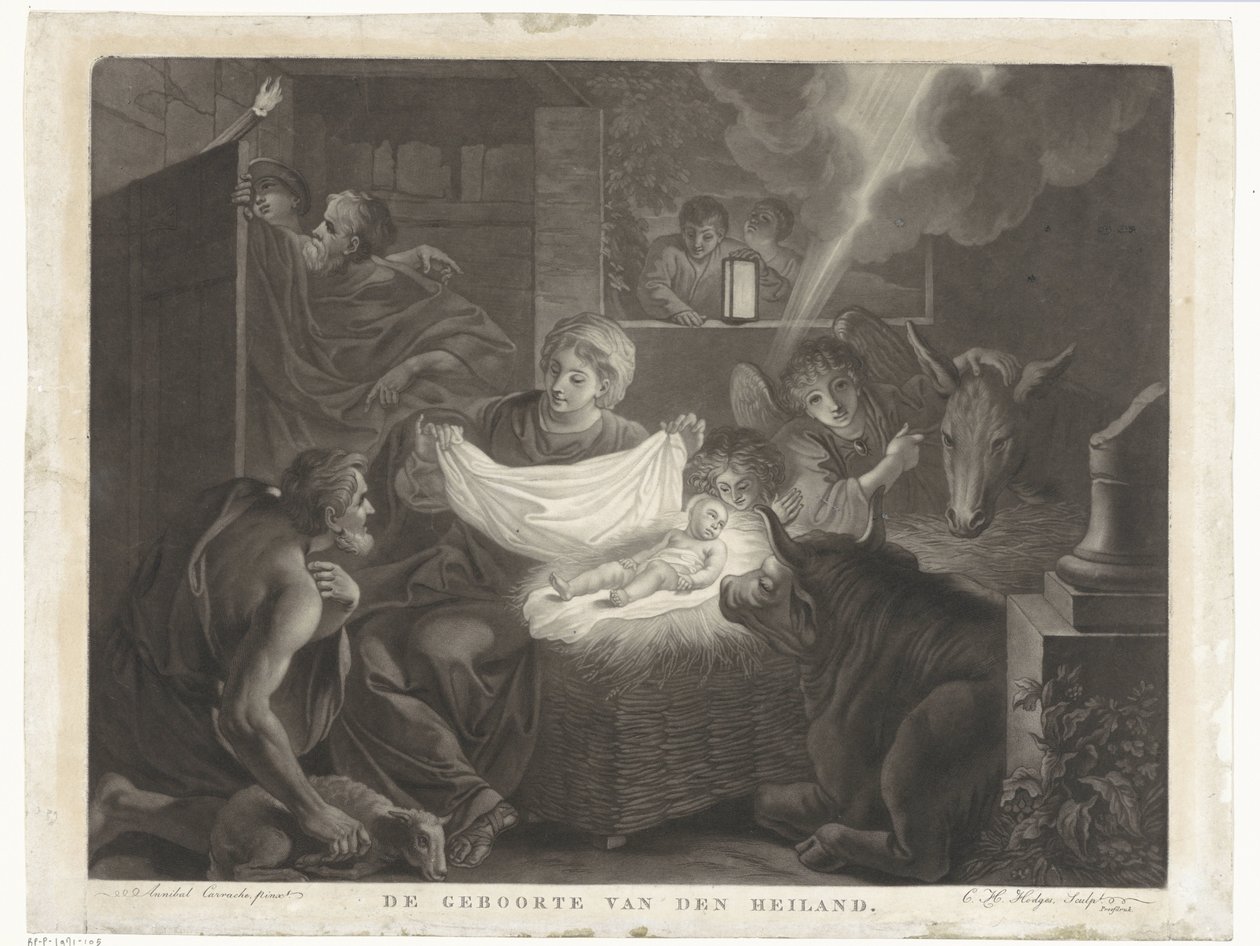 Naissance du Christ et adoration des bergers - Charles Howard Hodges
