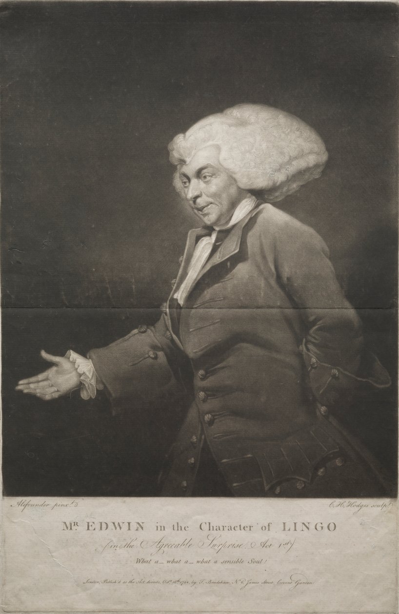 M. Edwin dans le rôle de Lingo - Charles Howard Hodges