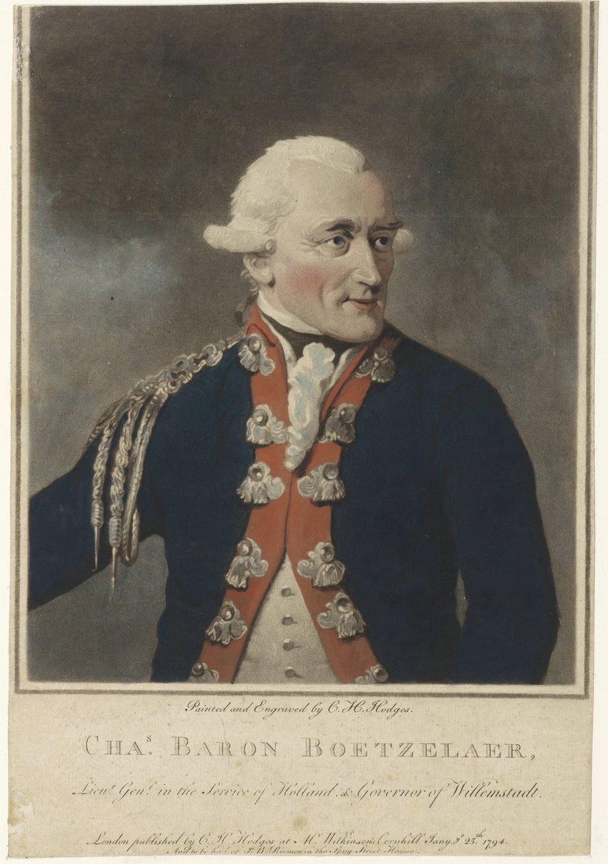 Portrait de Carel Baron van Boetzelaer - Charles Howard Hodges