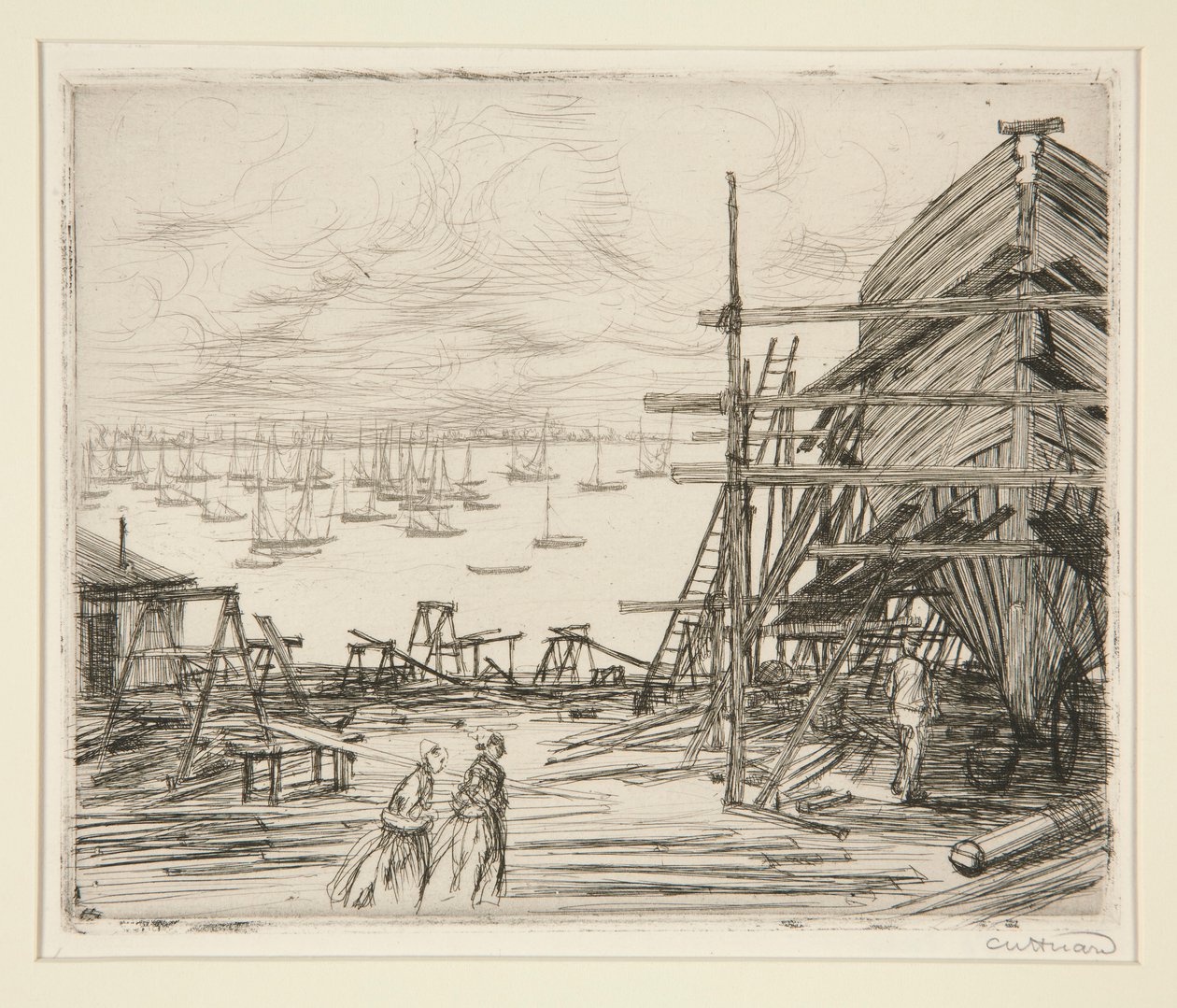 Chantiera à Cancale - Charles Huard