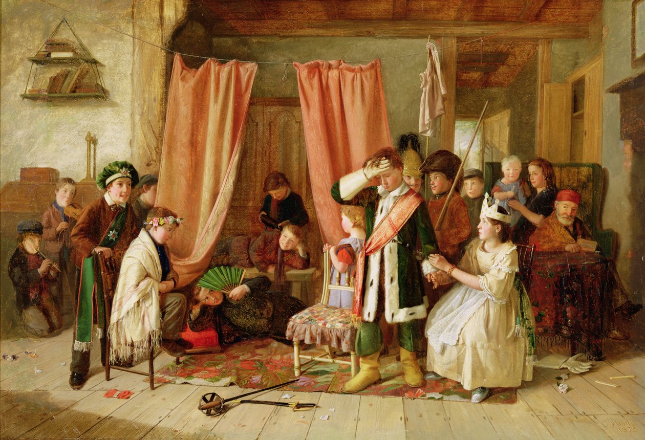 Enfants jouant la 
