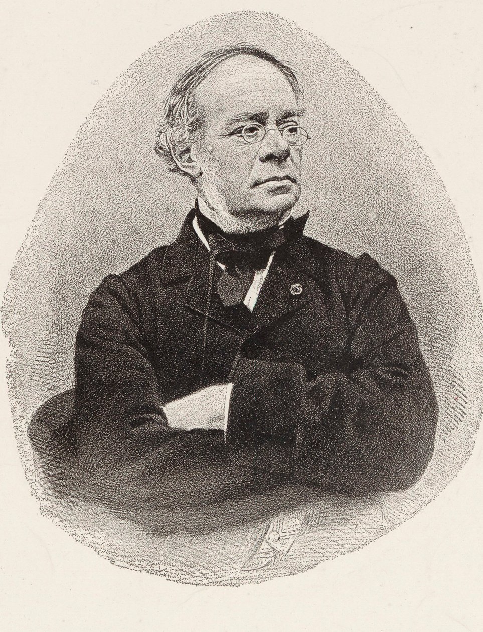 Portrait du compositeur Jacques Fromental Halévy 1799-1862 - Charles Jeremie Fuhr