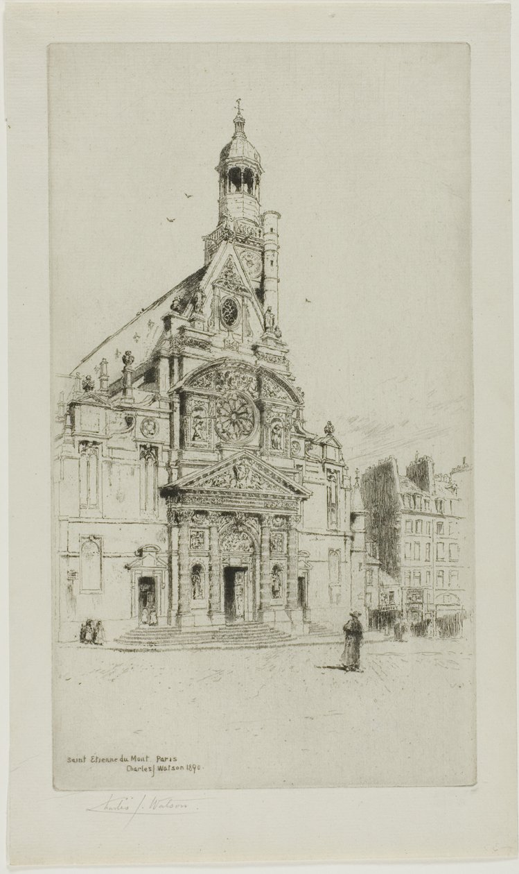 Saint-Étienne-du-Mont, Paris - Charles John Watson