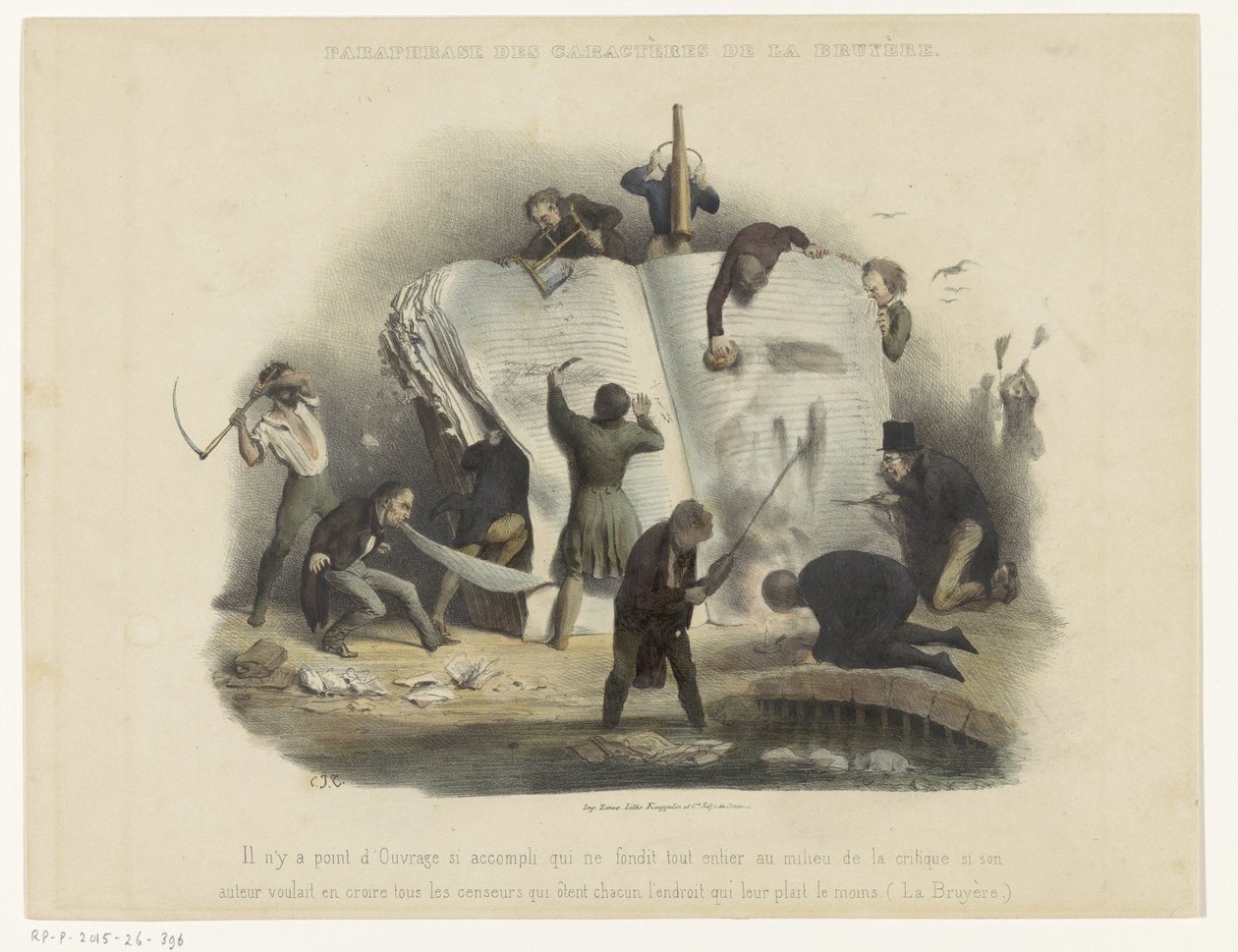 Persiflage sur la censure - Charles Joseph Traviès
