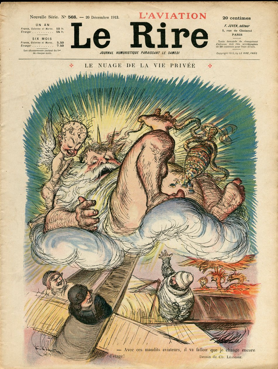 Couverture de "Le Rire", satirique en couleurs - Charles Leandre