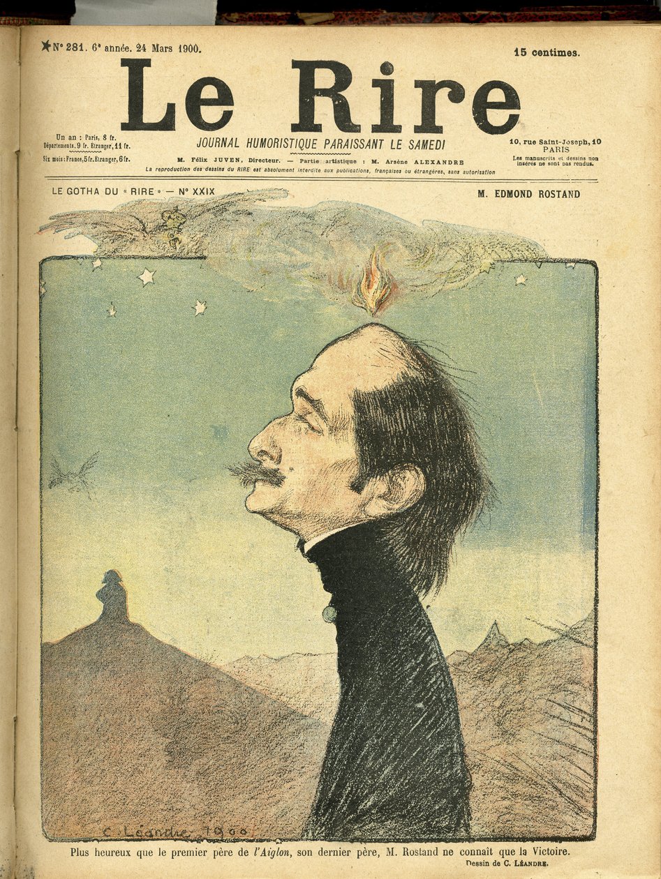 Illustration de Charles Léandre (1862-1934) pour la couverture de Le Rire - Charles Leandre