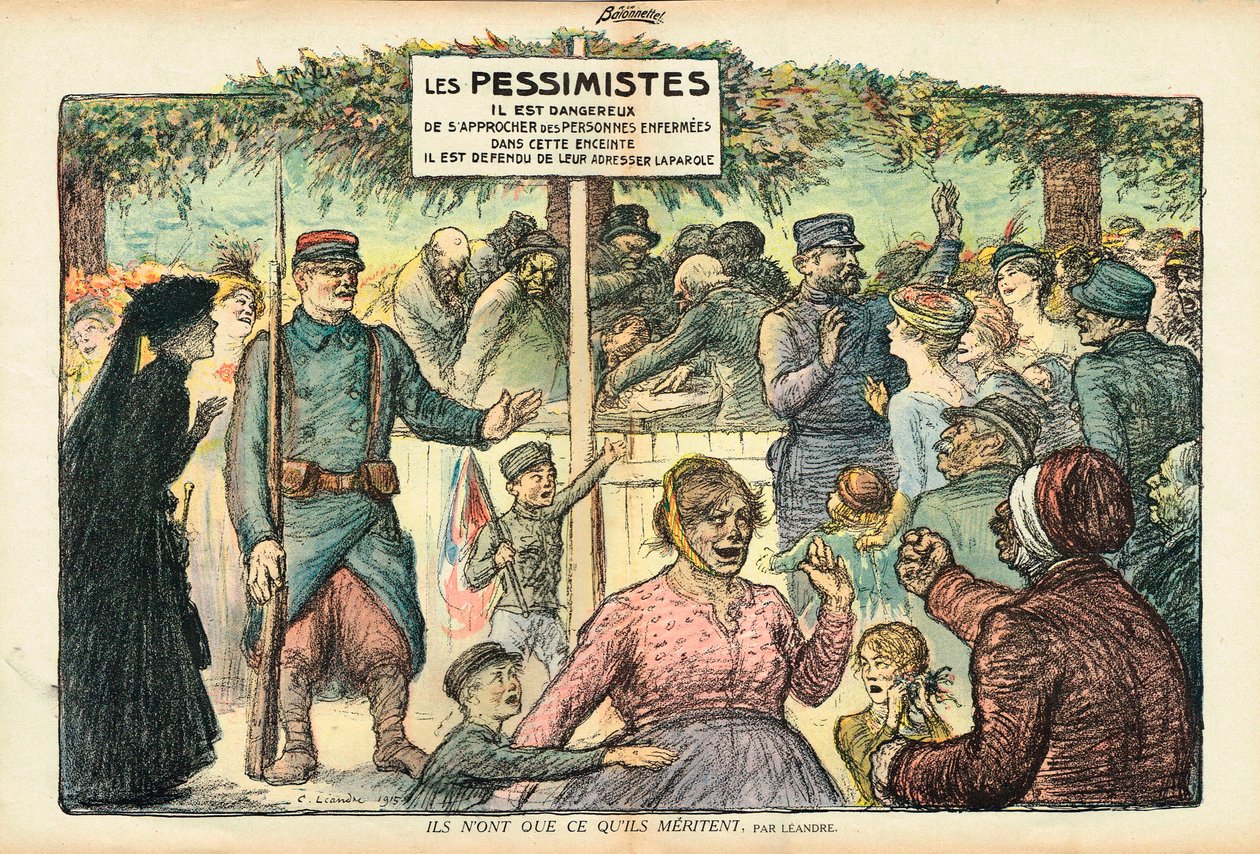 La Baionnette, satirique en couleurs - Charles Leandre