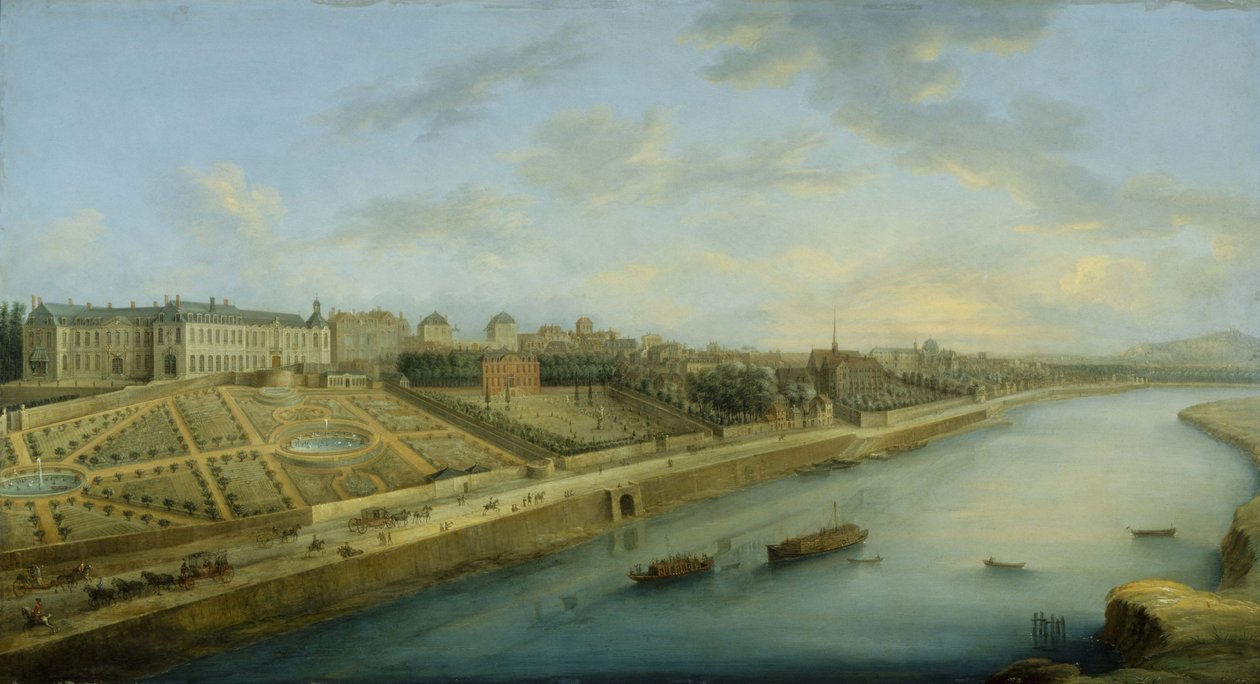 Passy et Chaillot vus de Grenelle, vers 1743 - Charles Leopold Grevenbroeck