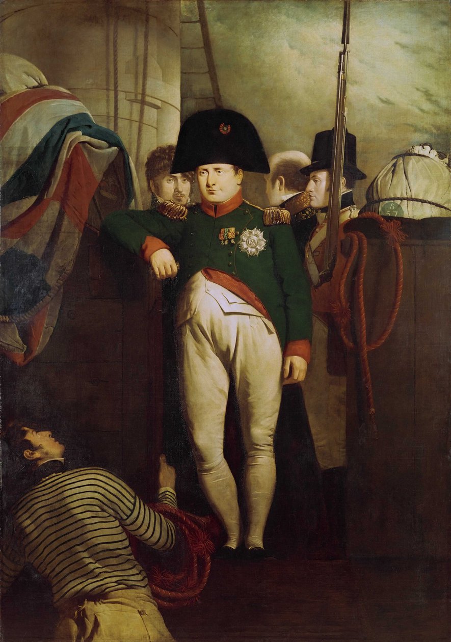 Napoléon Bonaparte à bord du "Bellerophon" dans le détroit de Plymouth - Charles Lock Eastlake