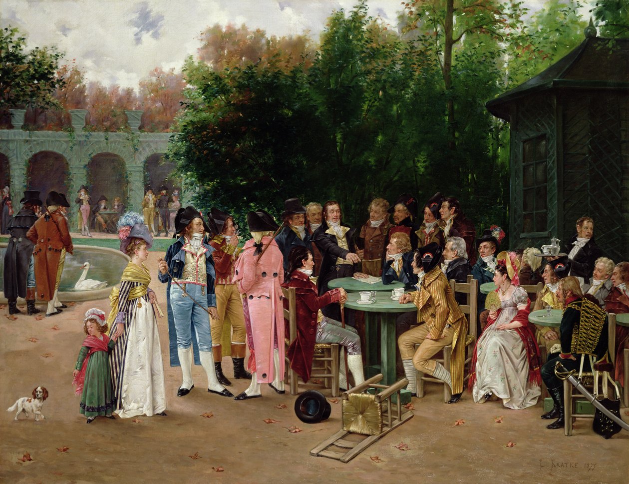 Un public attentif - Charles Louis Kratke