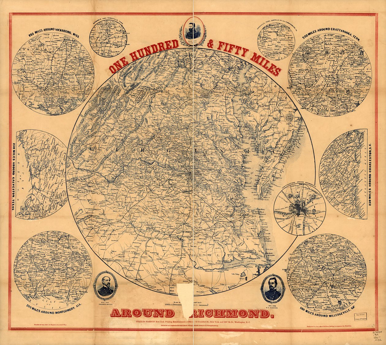 Cent cinquante miles autour de Richmond. 12e éd. - Charles Magnus