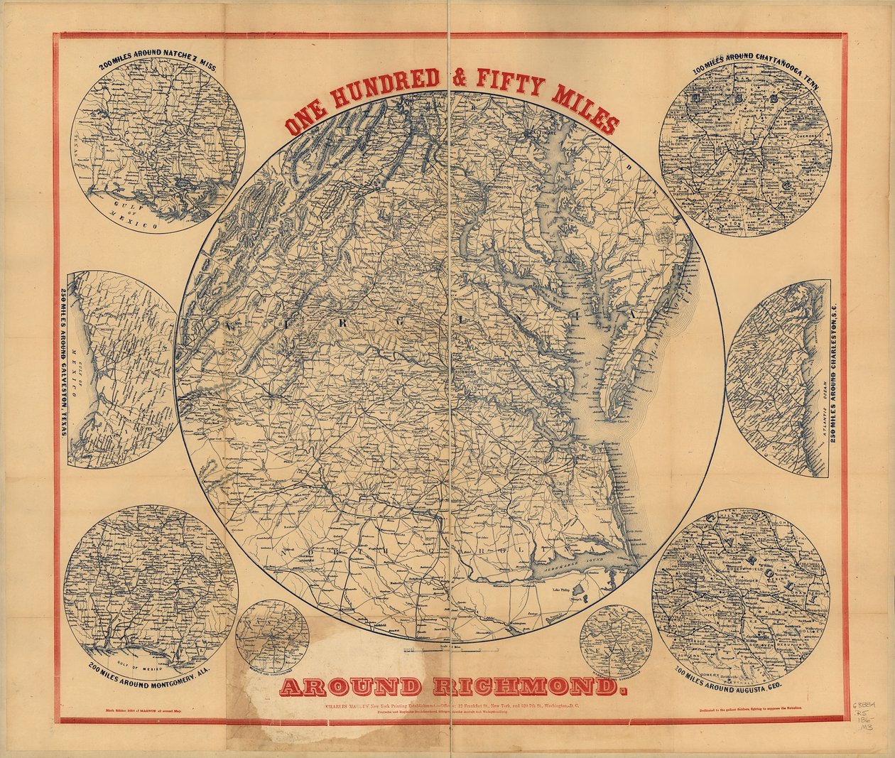 Cent cinquante miles autour de Richmond. 9e éd. - Charles Magnus