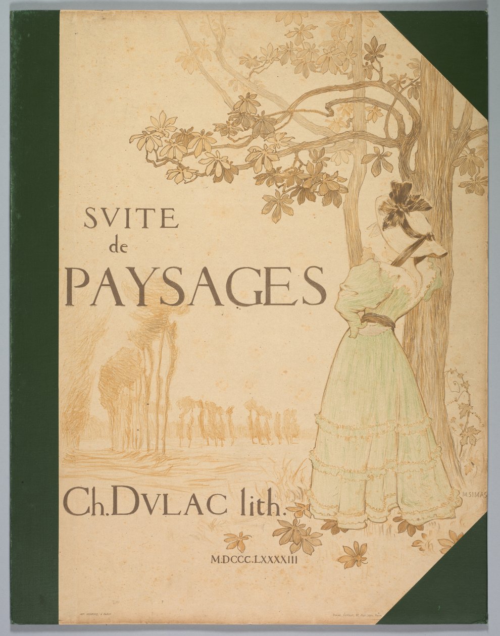 Suite de Paysages: Couverture - Charles Marie Dulac
