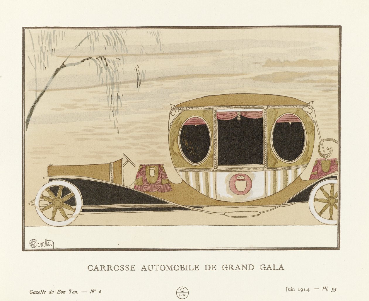 Carrosse automobile de grand gala, pub. 1914 - Charles Martin