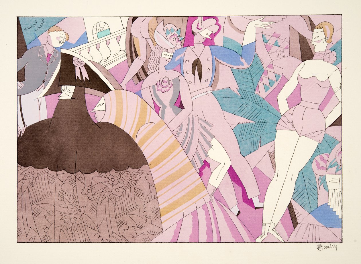 Le Carnaval, de Sports & Divertissements, pub. 1914 - Charles Martin