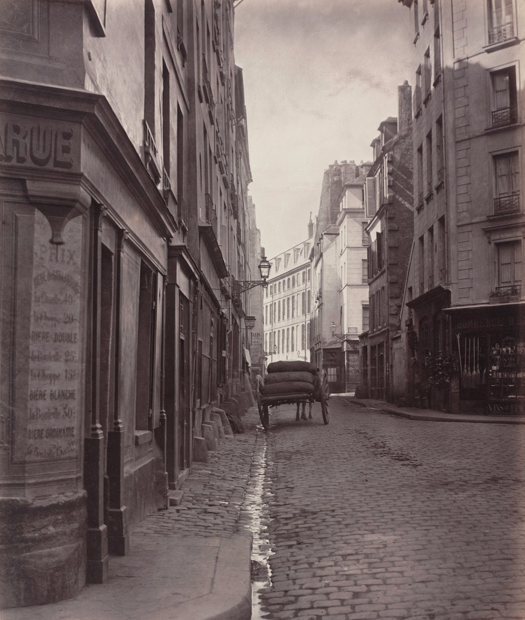 Rue de la Bûcherie, du cul de sac Saint-Ambroise (fifth arrondissement) - Charles Marville