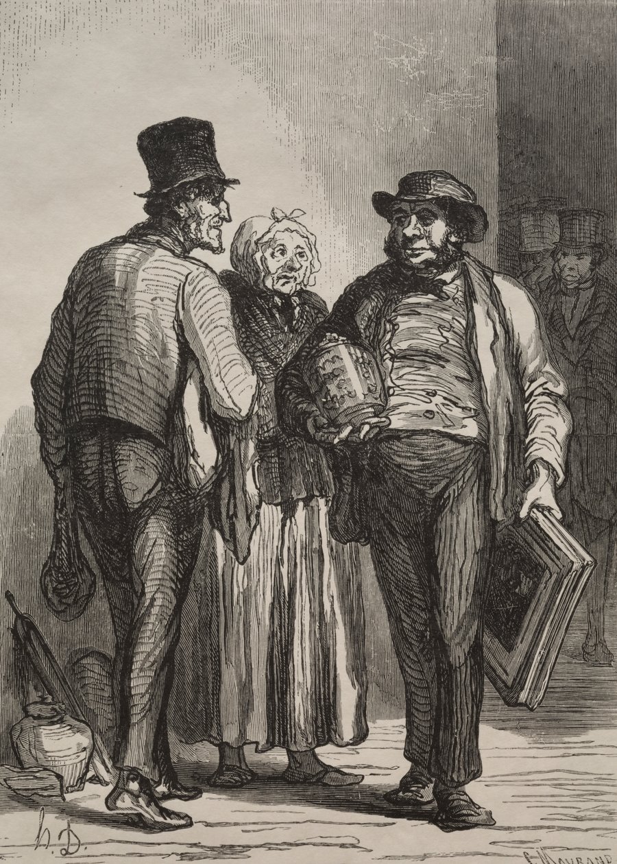 La salle des ventes : Les marchands - Charles Maurand