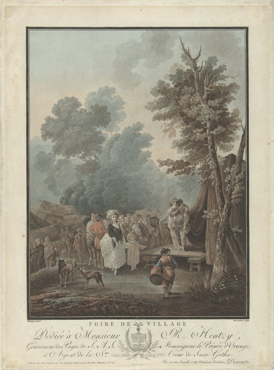 Foire de Village - Charles Melchior Descourtis
