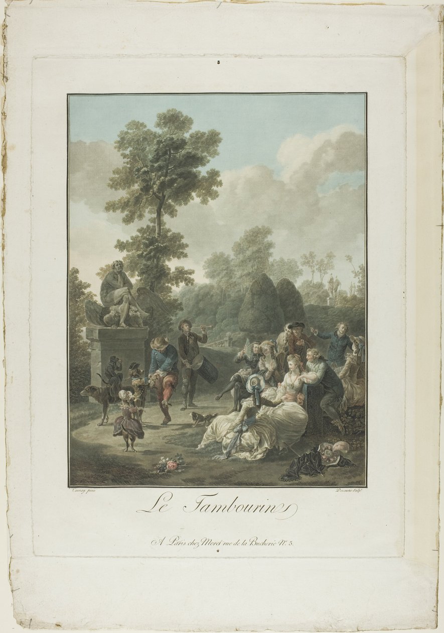 Le Tambourin - Charles Melchior Descourtis