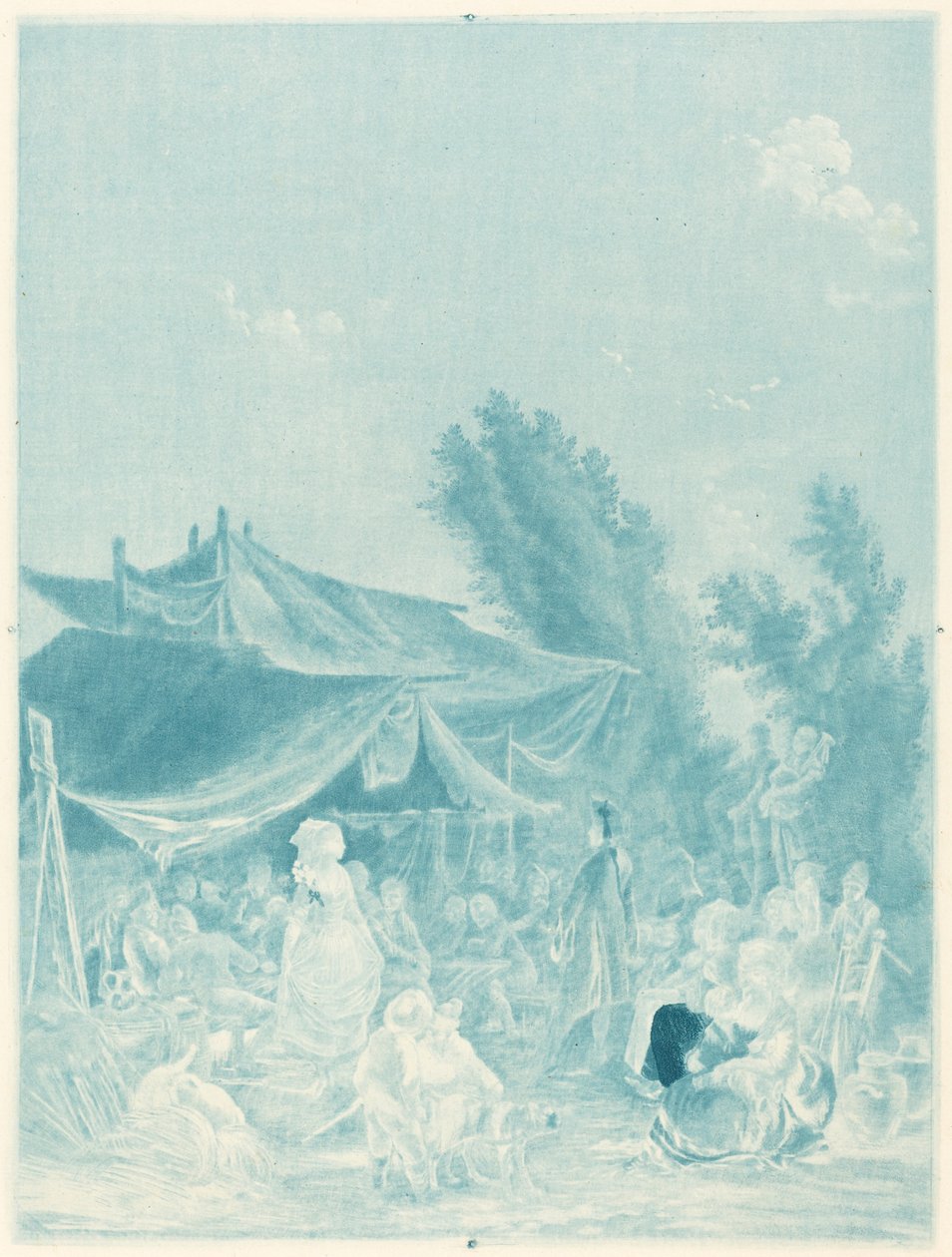 Noce de village - Charles Melchior Descourtis after Nicolas Antoine Taunay