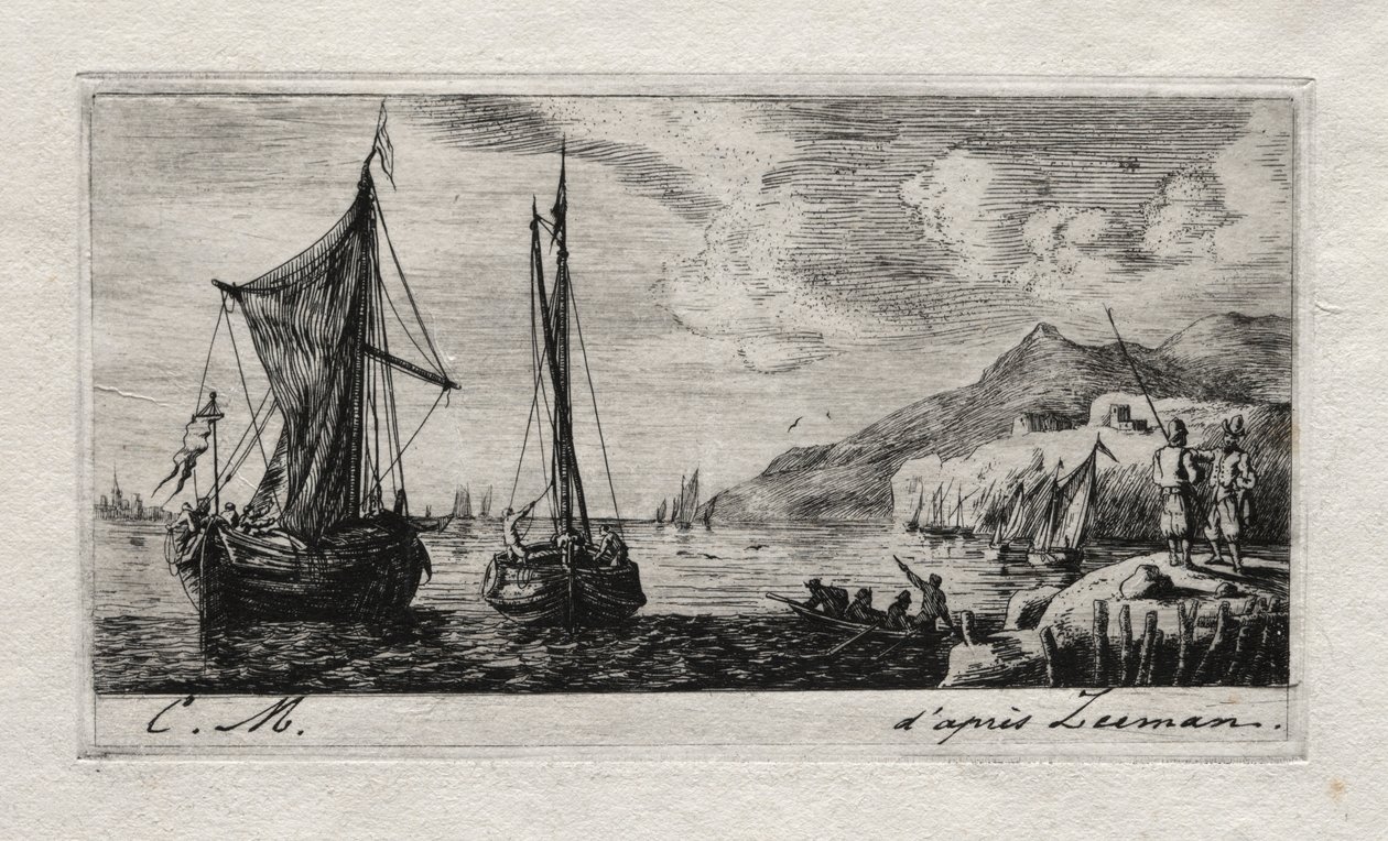 Bateaux Calais - Flushing, 1850 - Charles Meryon