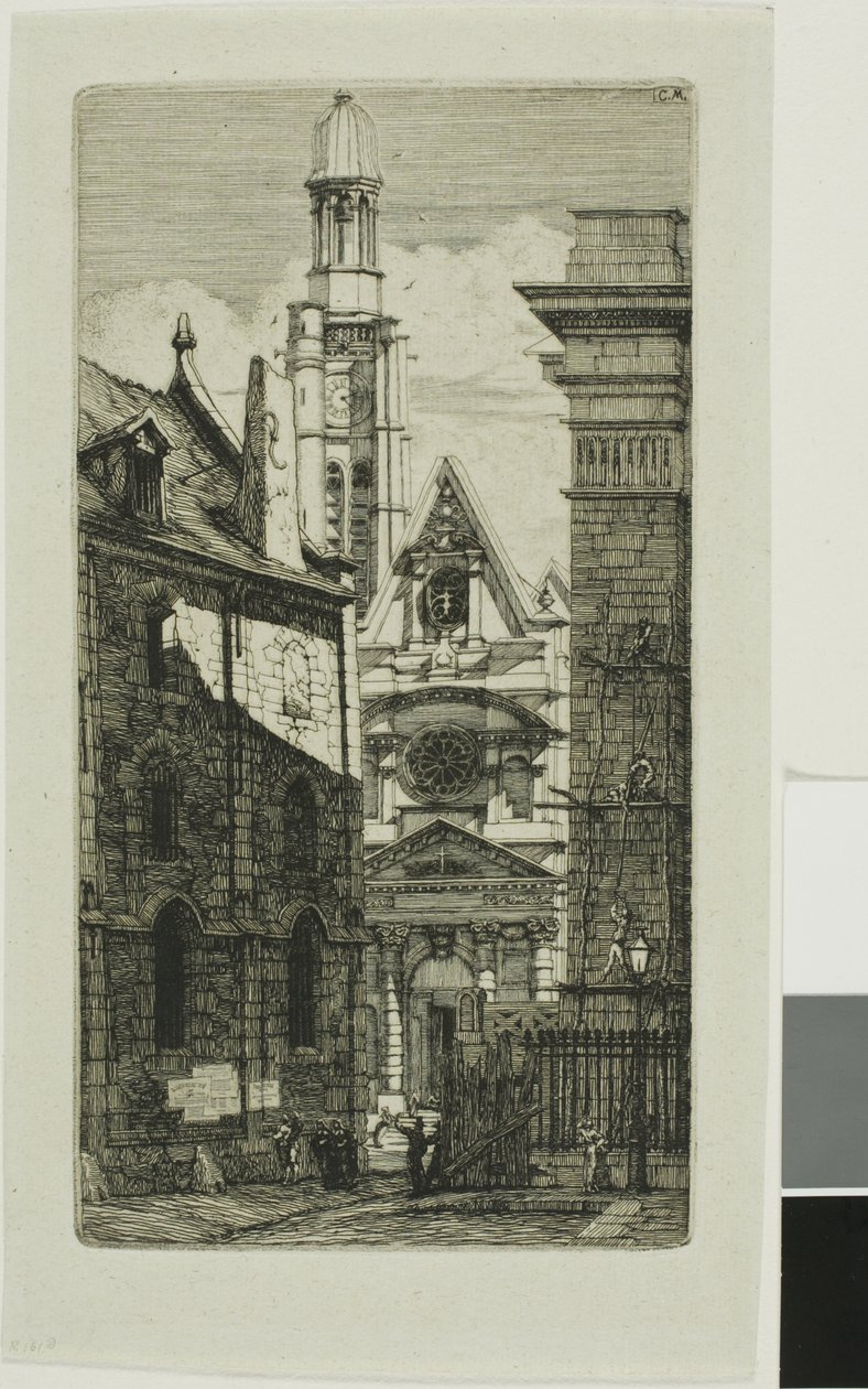 Église Saint-Étienne-du-Mont, Paris - Charles Meryon