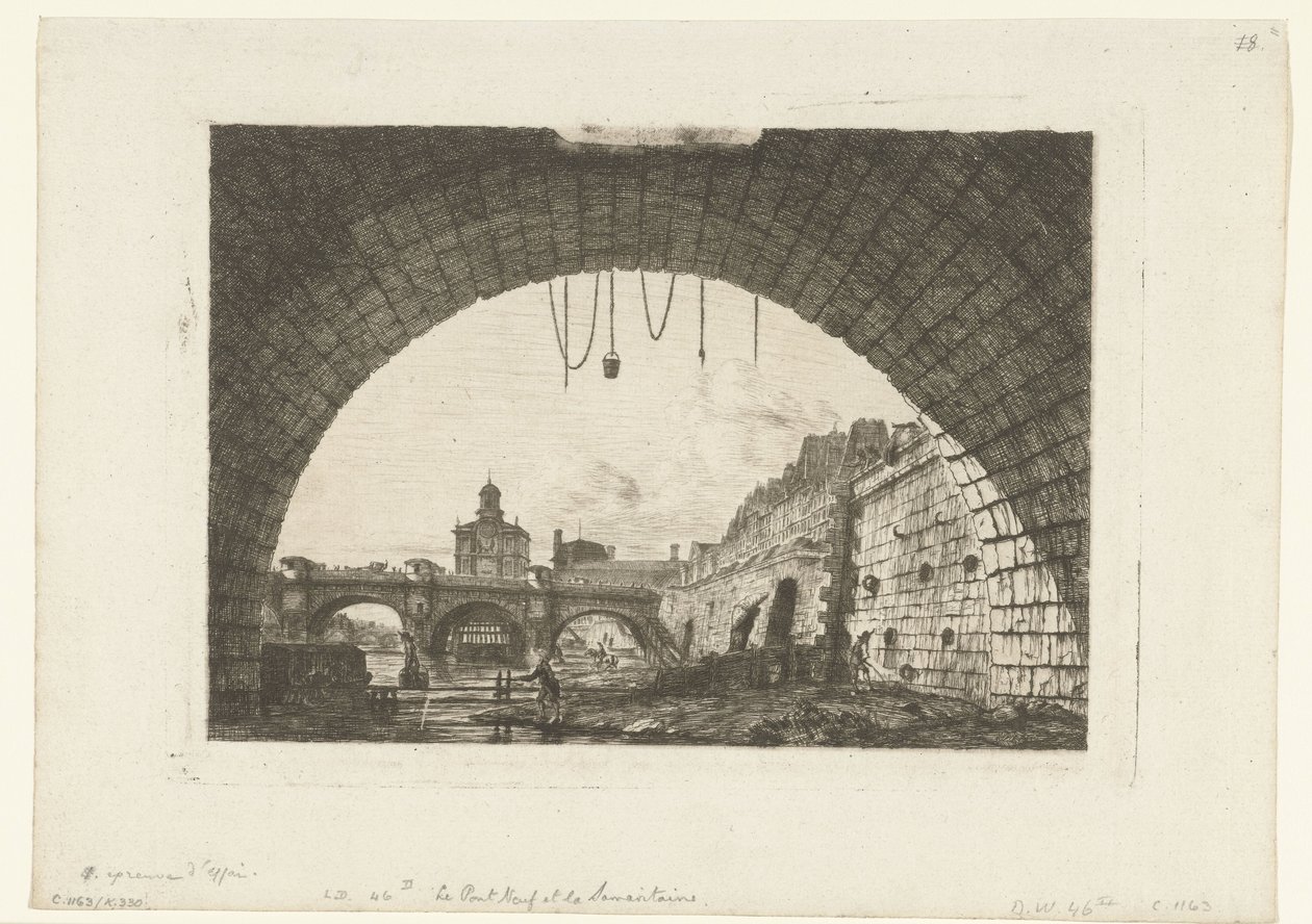Vue du Pont-Neuf sous l