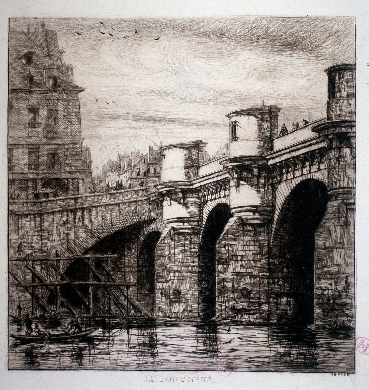 Die Pont-Neuf - Charles Meryon