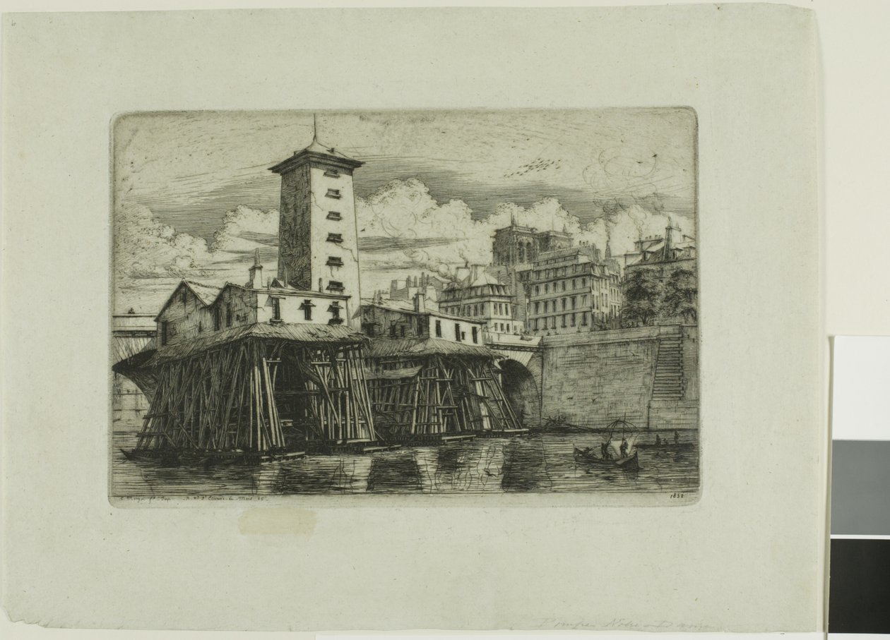 La Pompe Notre-Dame, Paris - Charles Meryon
