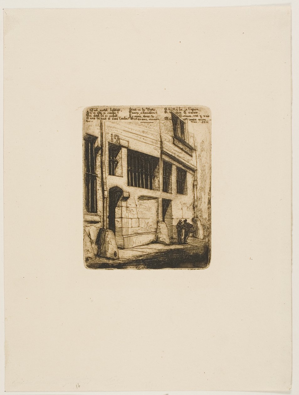La rue des Mauvais Garçons - Charles Meryon