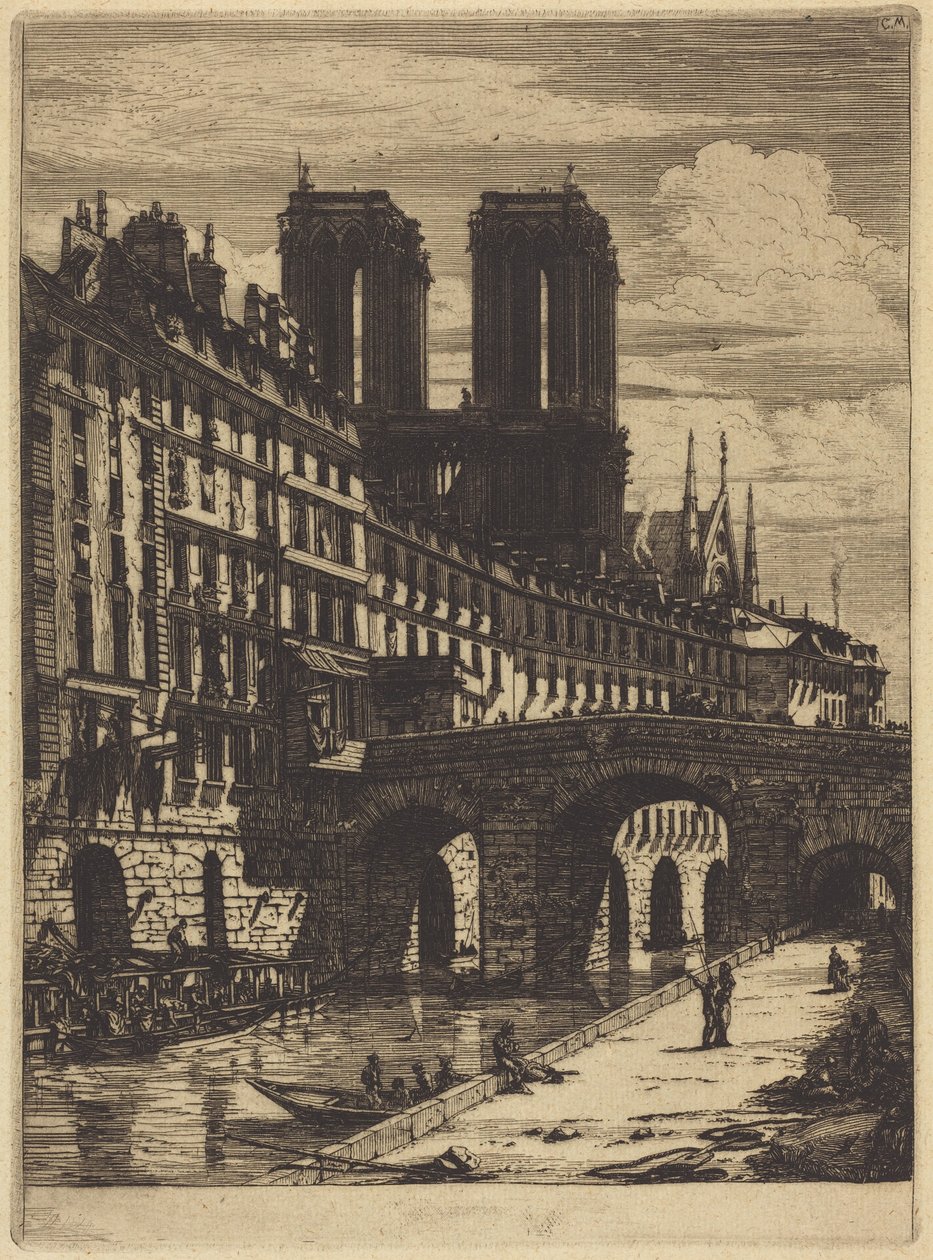 Le Petit Pont, Paris - Charles Meryon