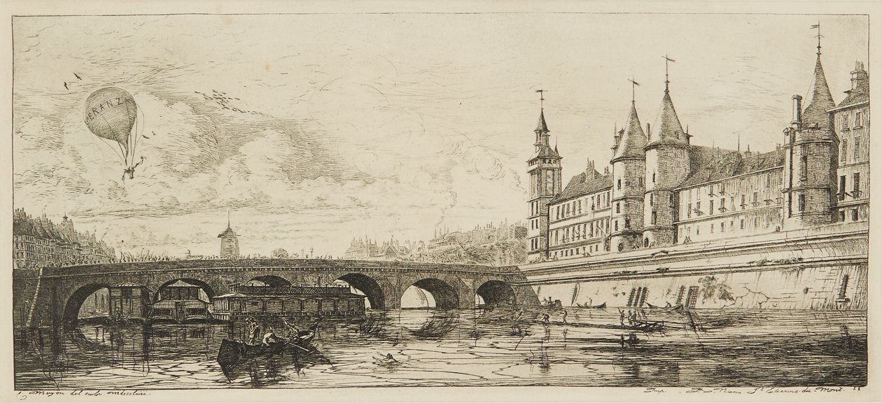 Le Pont-Au-Change - Charles Meryon