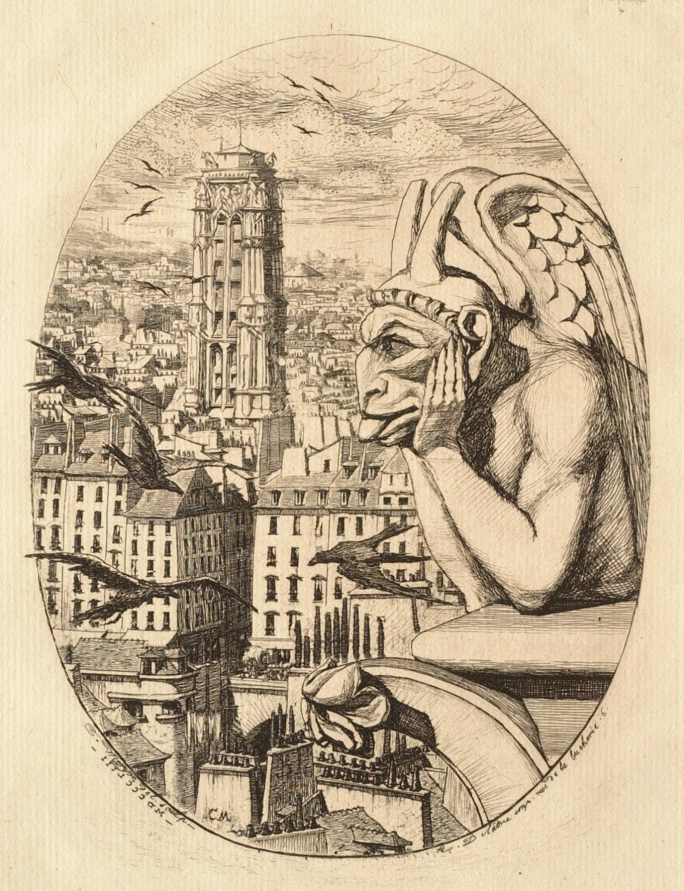 Le Stryge - Charles Meryon