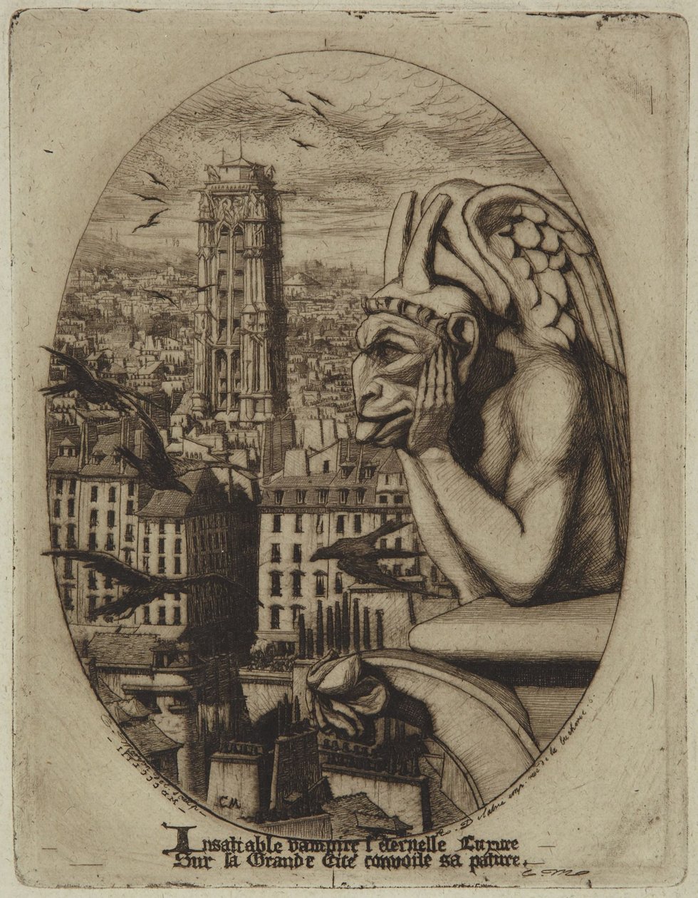 Le Stryge - Charles Meryon