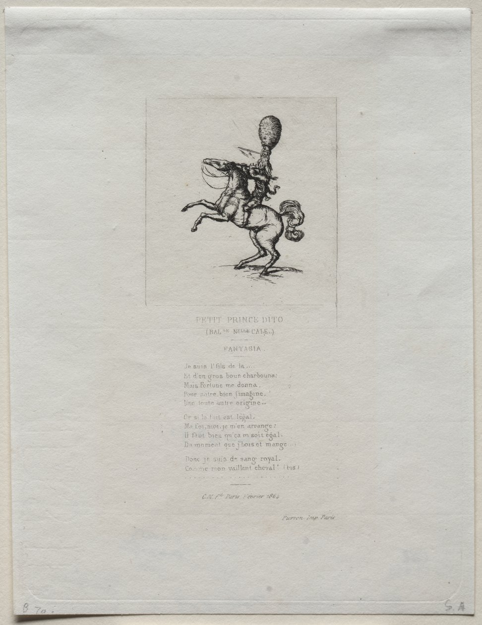 Petit Prince Dito - Charles Meryon