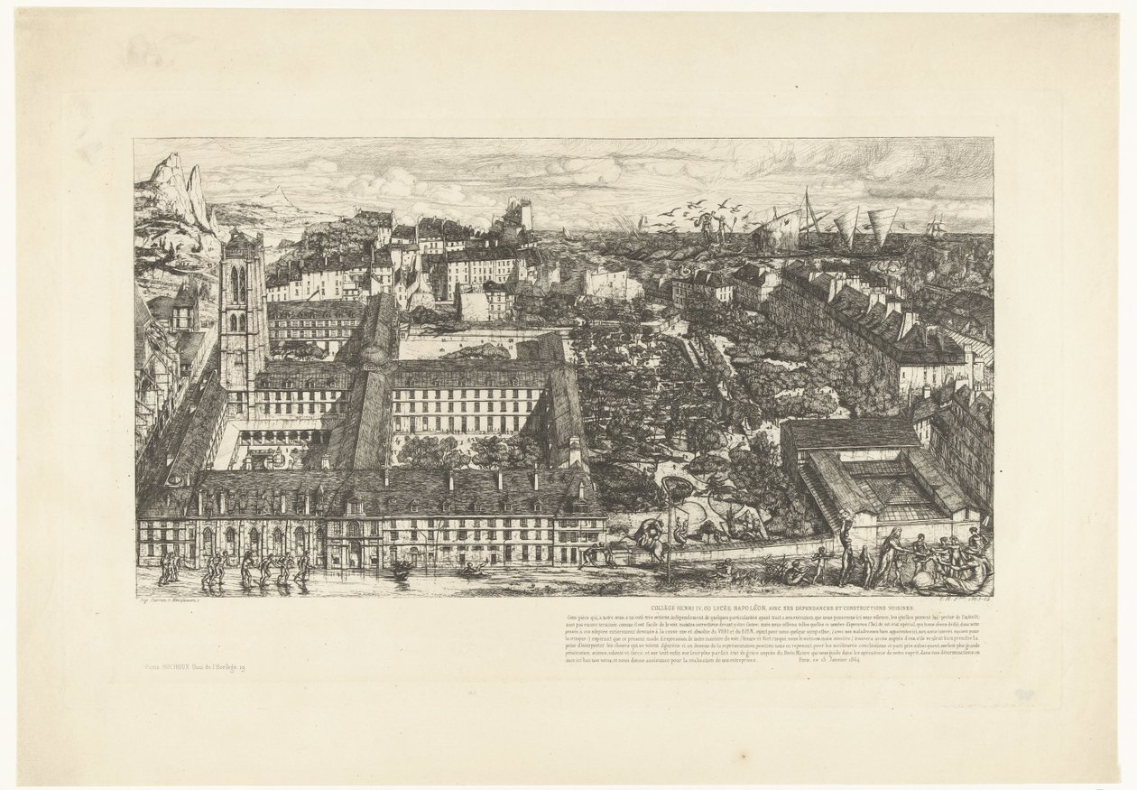 Lycée Henri IV à Paris - Charles Meryon
