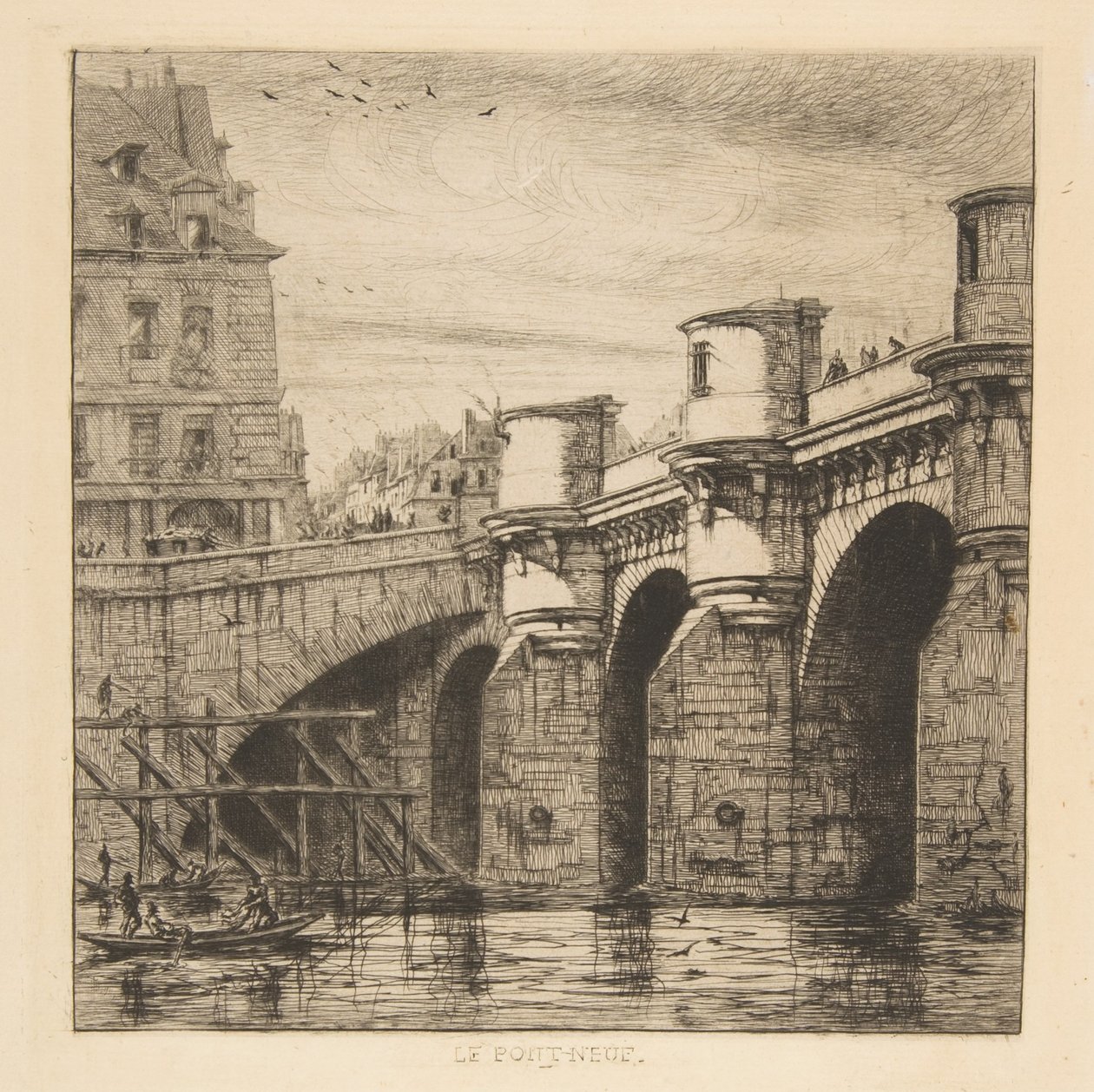 Pont-Neuf, Paris - Charles Meryon