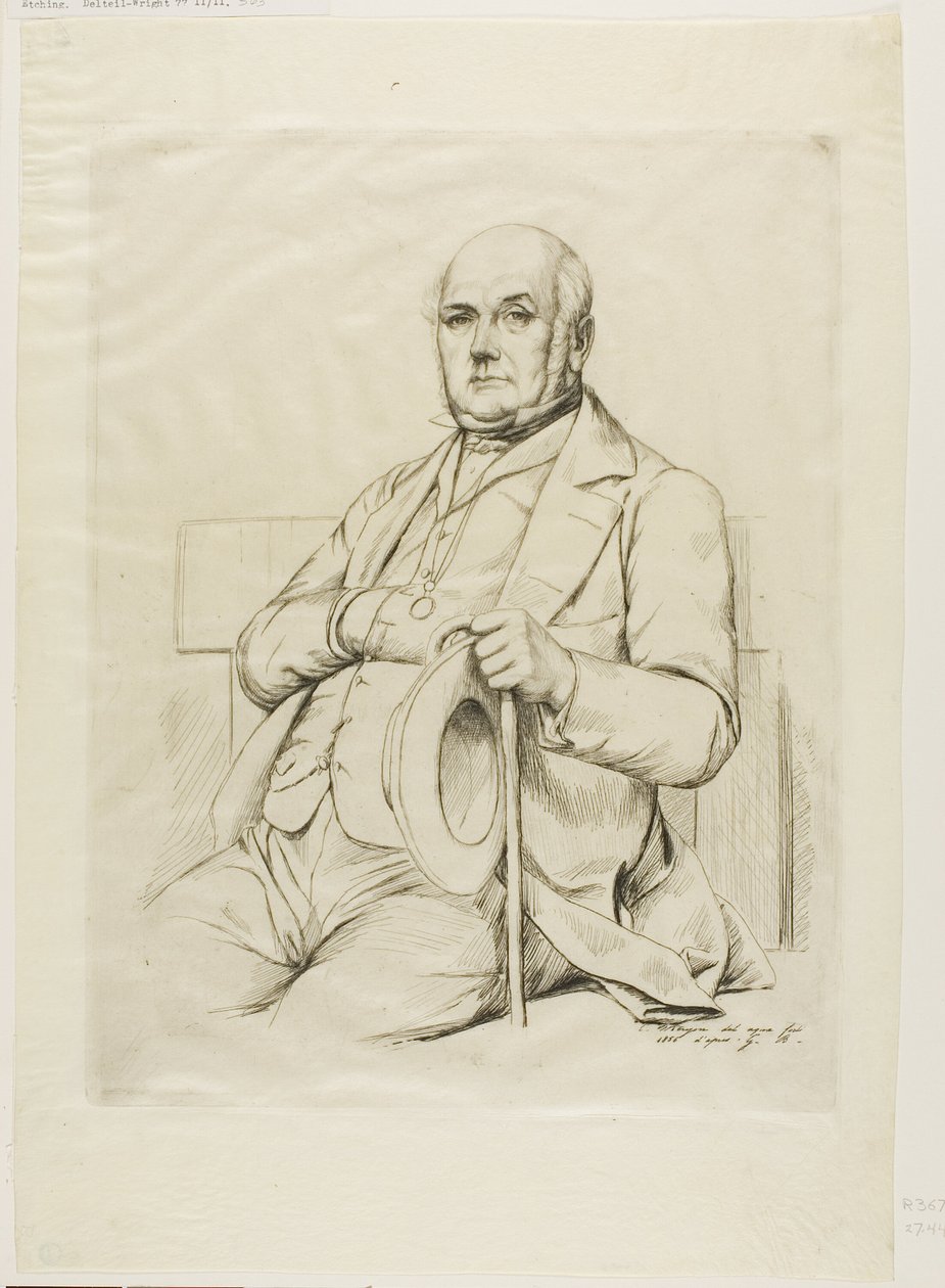 Portrait de Casimir le Conte - Charles Meryon