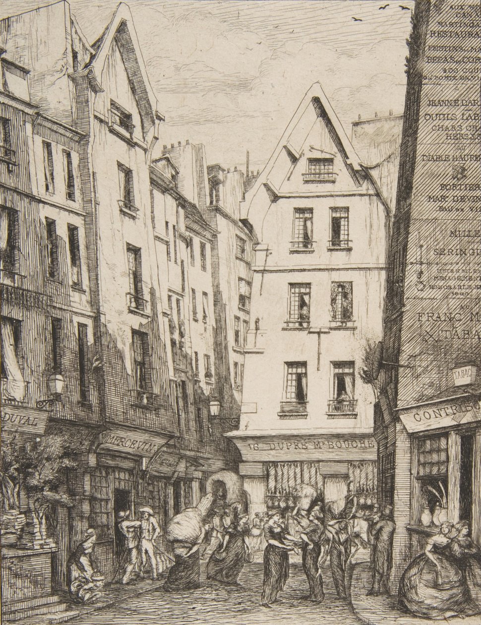 Rue Pirouette aux Halles, Paris, d
