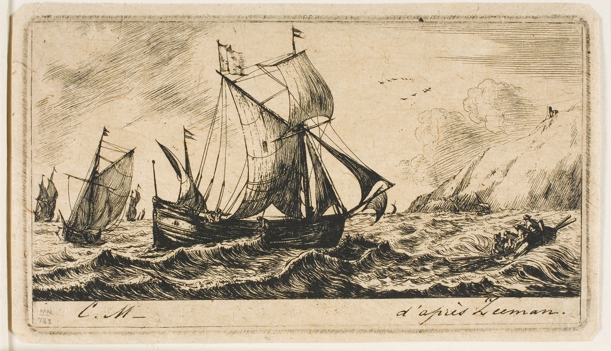 La galiote de Jean de Vyl de Rotterdam - Charles Meryon