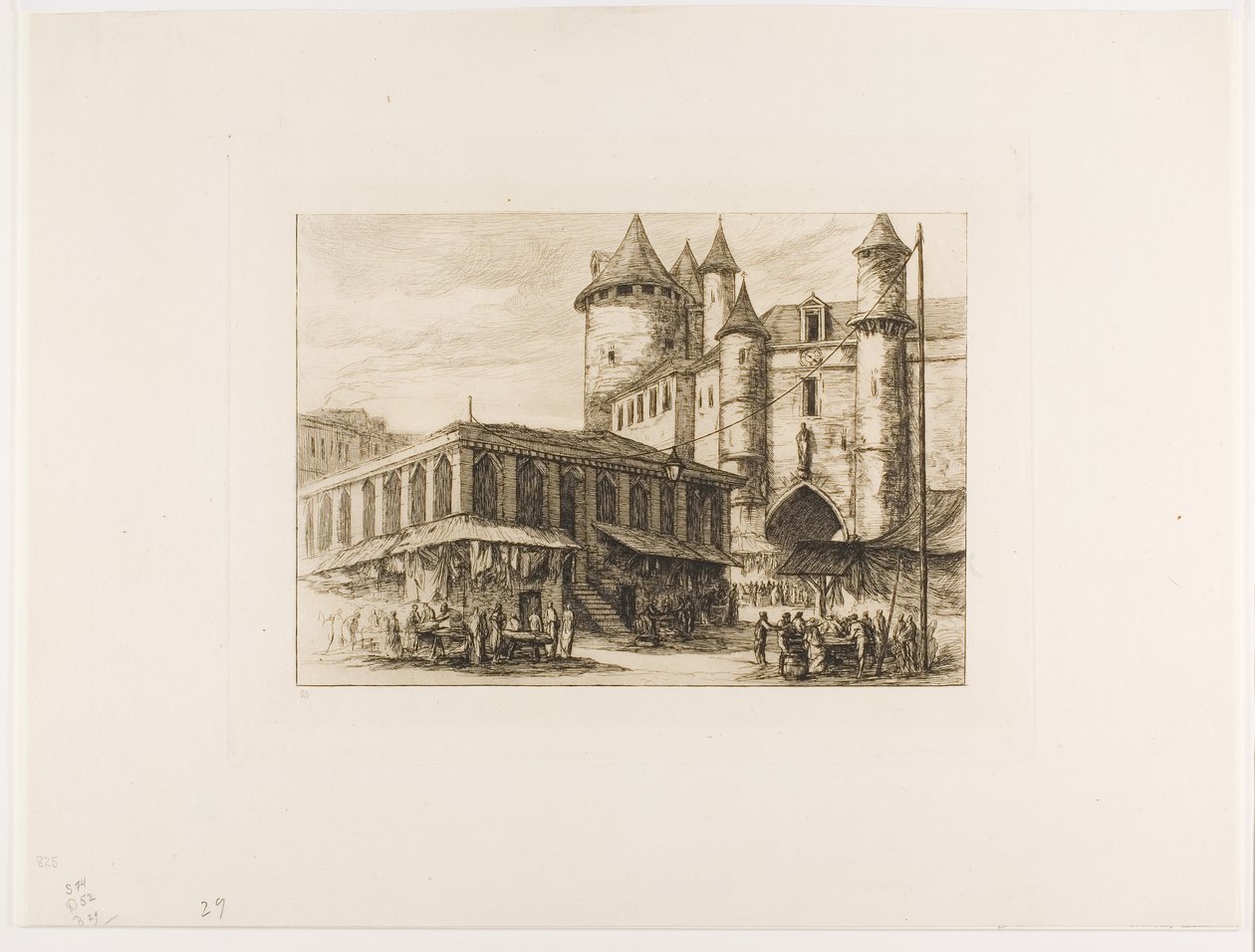 Le Grand Châtelet, Paris, c. 1780, d