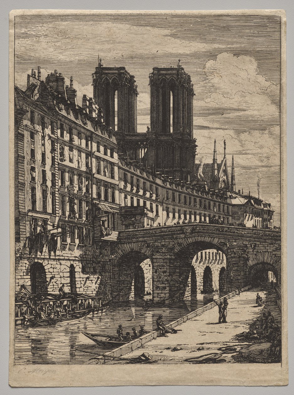 The Petit Pont - Charles Meryon