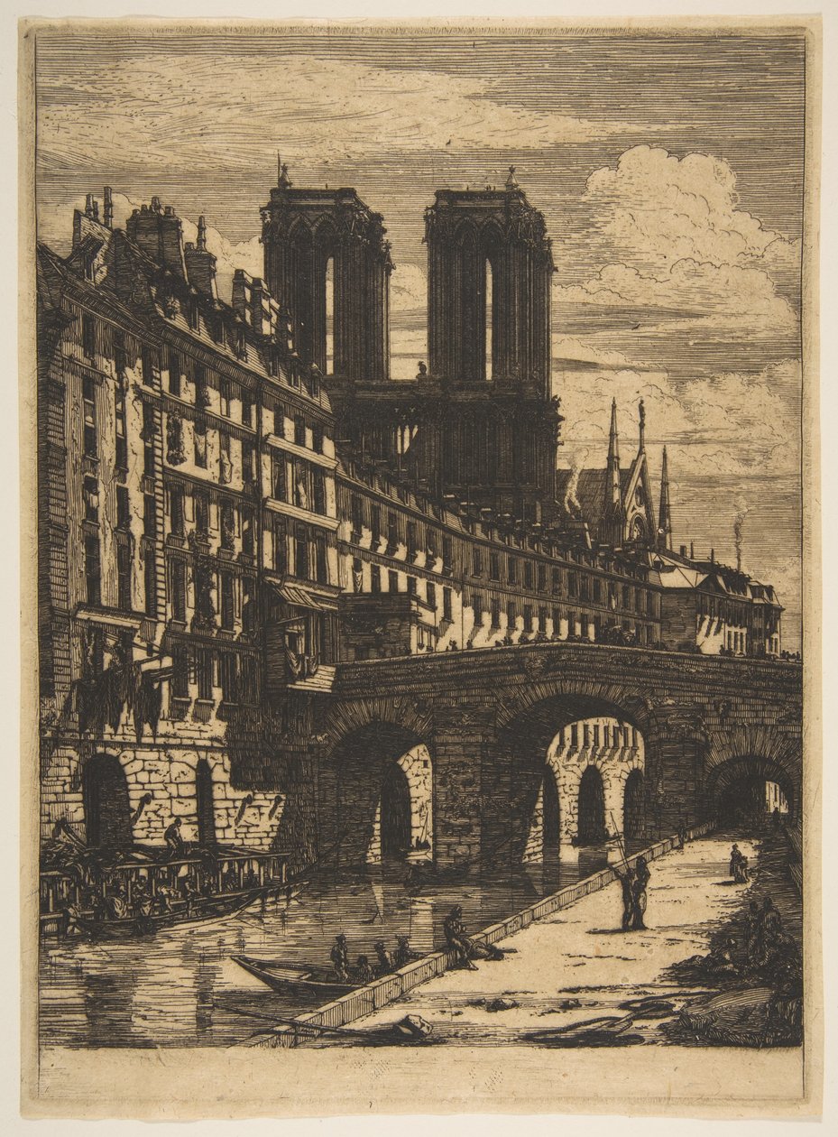 The Petit Pont, Paris - Charles Meryon