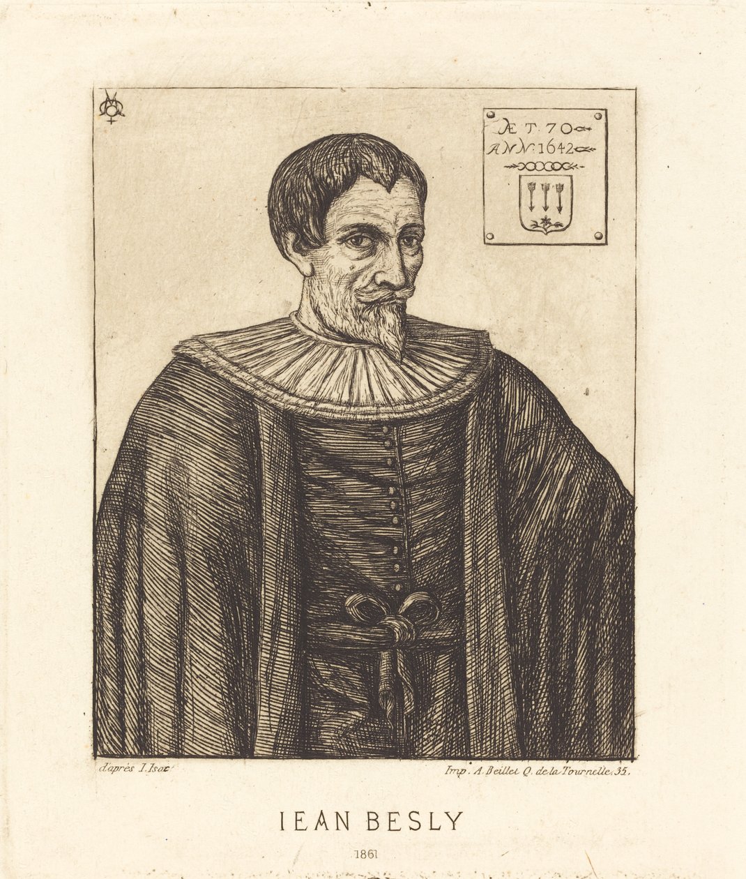 Jean Besly - Charles Meryon after Jaspar Isacsz