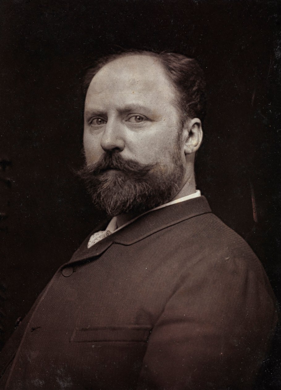 Album Artistique et Biographique, 5ème année, Salon 1885; portrait du peintre français Paul Louis Narcisse Grolleron (1848-1901) - Charles Michelez